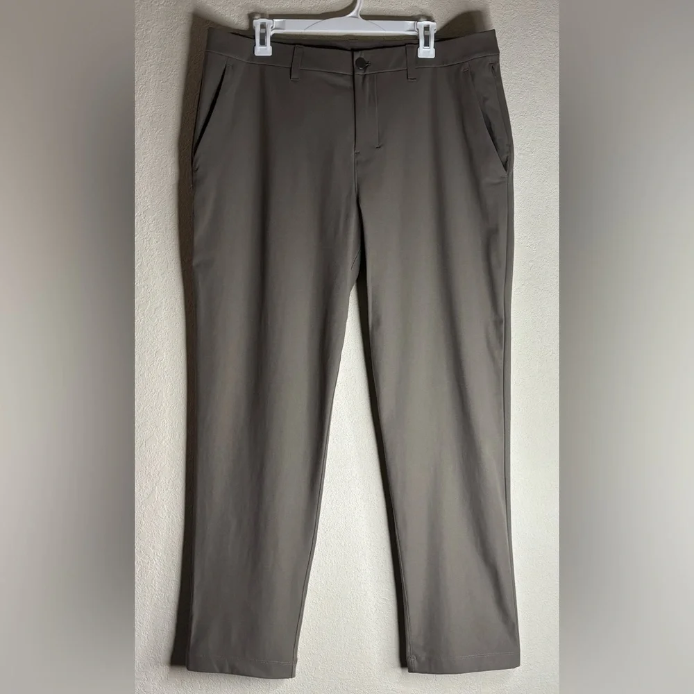 Lululemon ABC Classic-Fit Trouser Warpstreme Grey Sage size 36 M5AO5S
